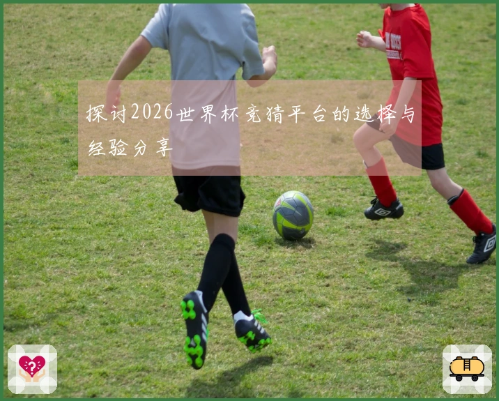 探讨2026世界杯竞猜平台的选择与经验分享